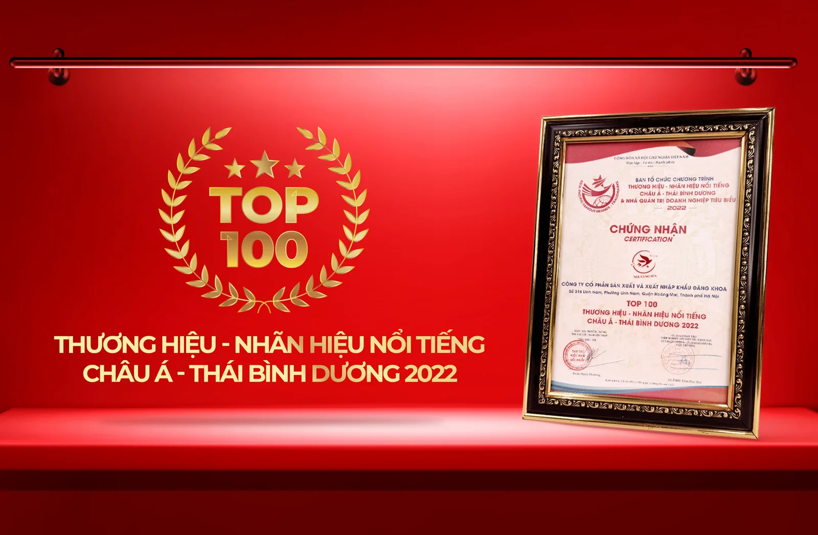 Top 100 thương hiệu châu Á