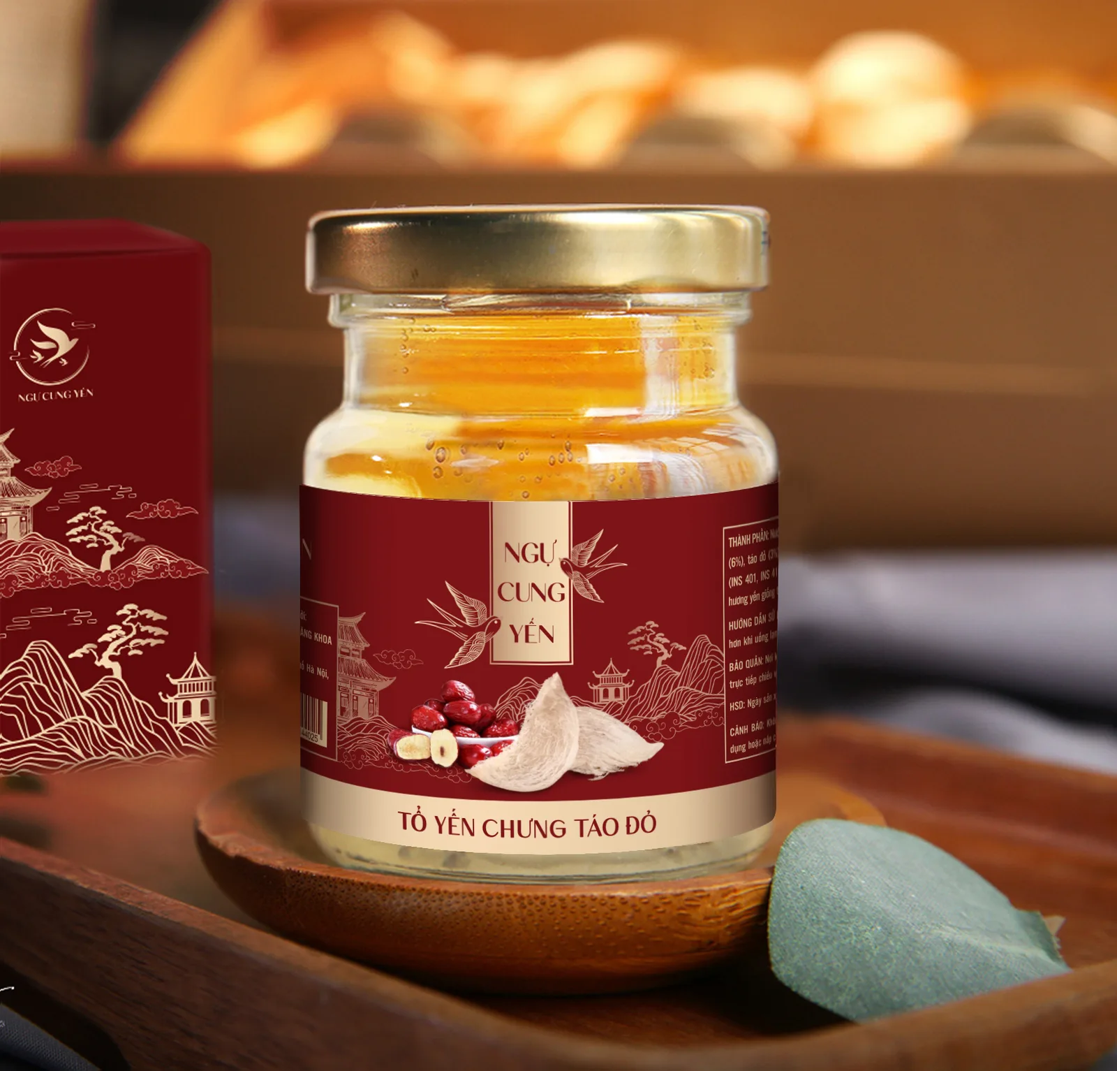 Tổ Yến Chưng Sẵn Táo đỏ