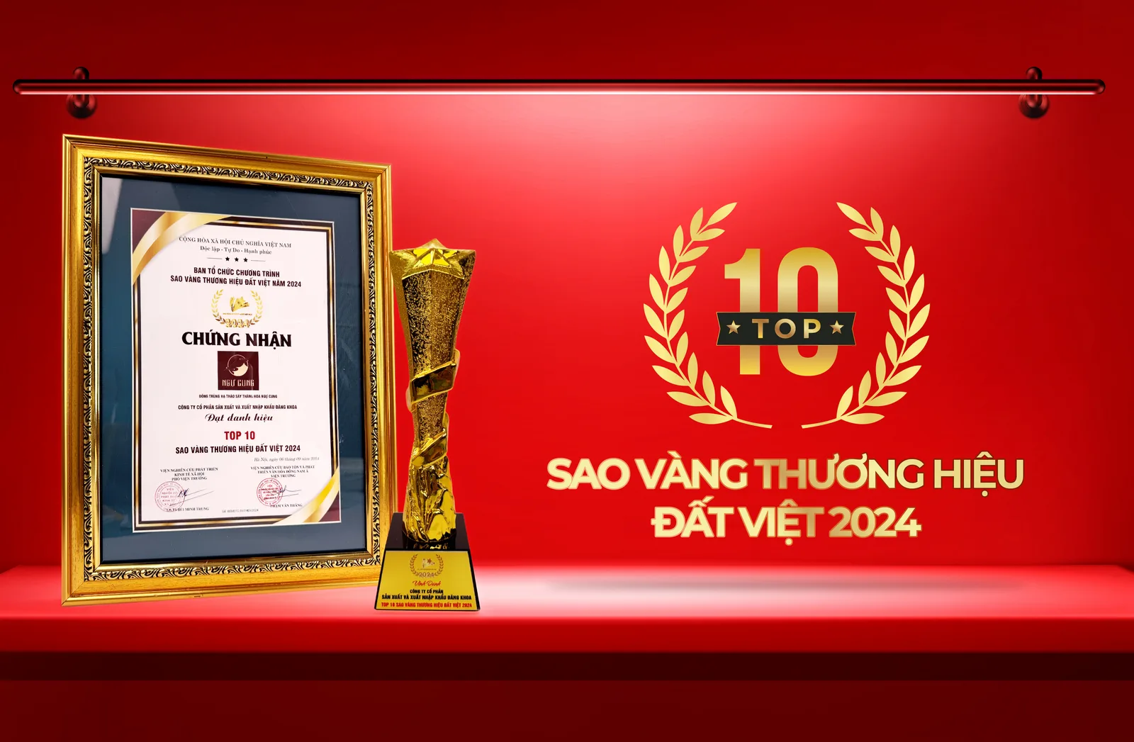 Top 10 Sao vàng thương hiệu đất Việt