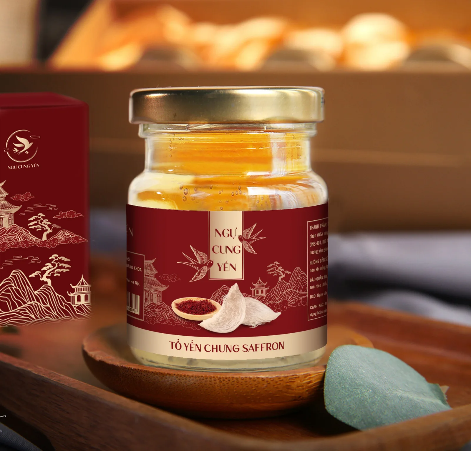 Tổ Yến Chưng Sẵn Saffron